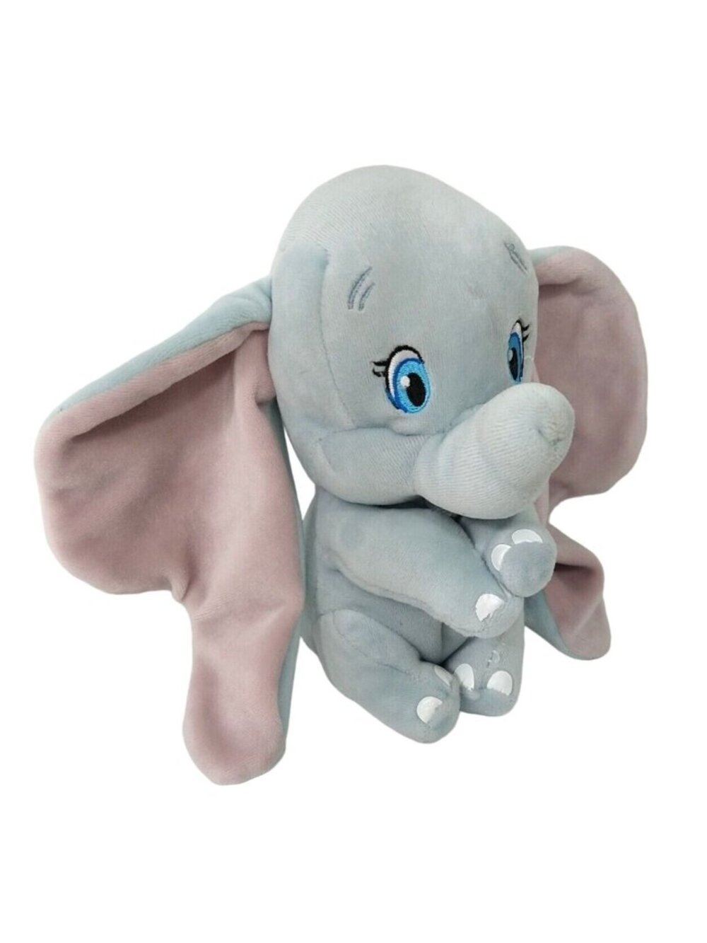 Ty Sparkle Disney Blue-Gray Dumbo Elephant Plush Stuffed Animal Toy 7 inch